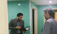 بازدید از بخش ها ، واحد ها و پروژه فضای سبز بیمارستان سردار شهید سلیمانی