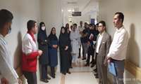 برگزاری مانور زلزله در بیمارستان سردار شهید حاج قاسم سلیمانی
