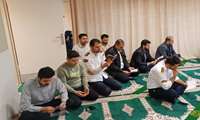 مراسم زیارت عاشورا و یادبود شهدای گرانقدر حمله ی رژیم جعلی صهیونیستی به کنسولگری ایران در سوریه