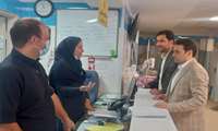بازدید سرزده از بخش ها و واحد های بیمارستان سردار شهید حاج قاسم سلیمانی