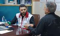حضور داوطلبانه در کشور عراق و ویزیت بیماران حاضر در کاروان اربعین حسینی 