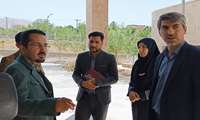 بازدید میدانی معاون توسعه مدیریت ومنابع دانشگاه از بیمارستان سردار شهید سلیمانی