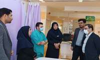 بازدید سرزده تیم اعزامی معاونت درمان دانشگاه علوم پزشکی از بیمارستان شهید سلیمانی 
