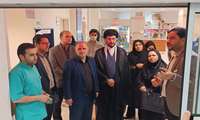 عیادت از بیمار و گفتگو با کادر درمان بیمارستان سردار شهید سلیمانی